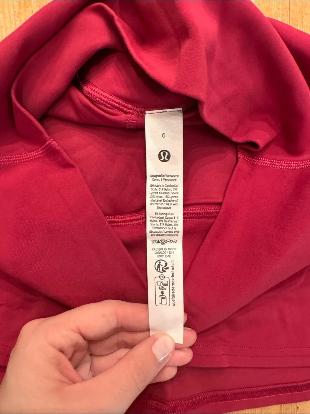 lululemon athletica Raspberry Red Align High-Rise Skirt